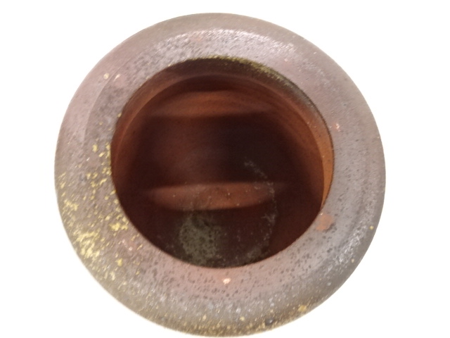  紀州焼　葵窯造　水指